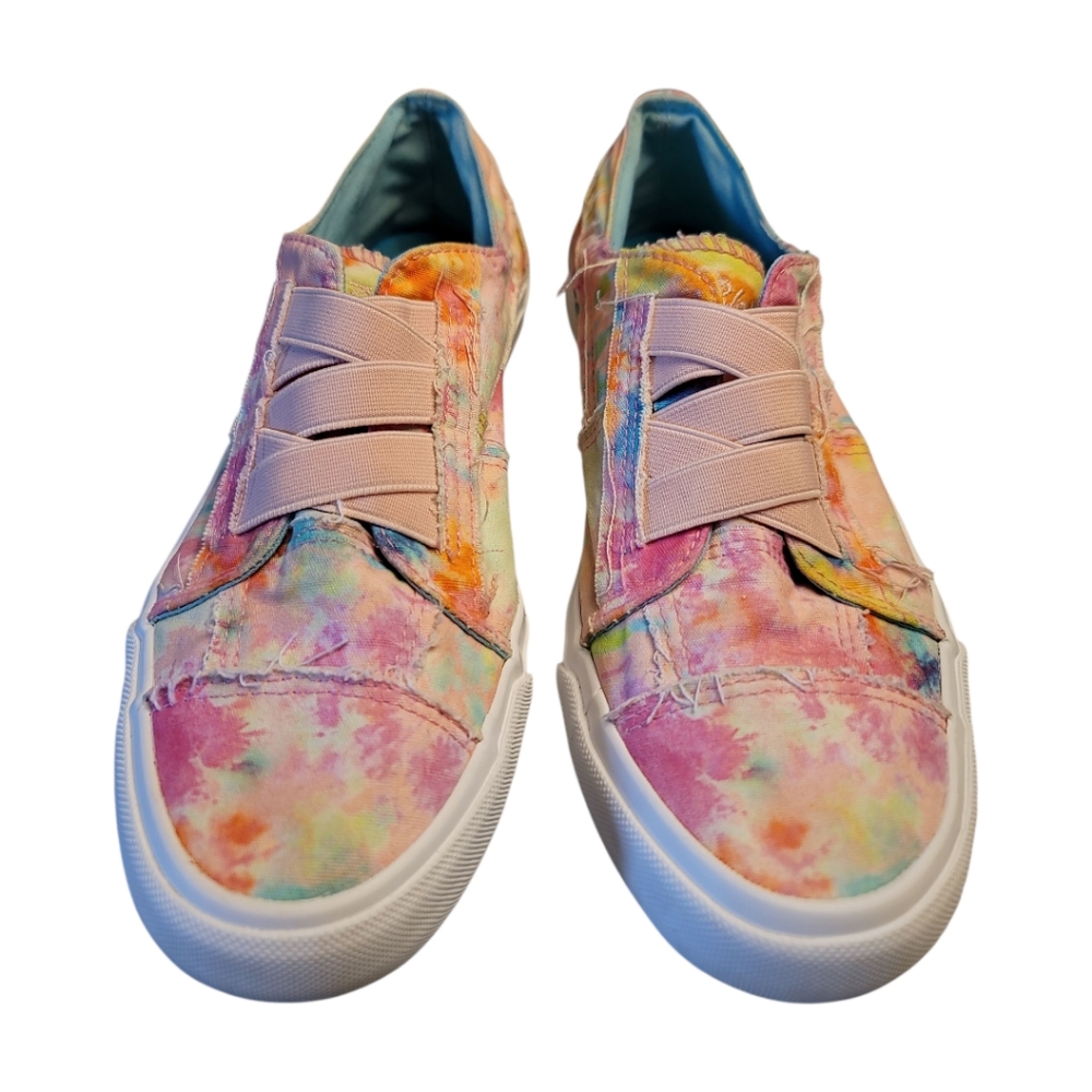 Blowfish Marley slipon sneakers pastel tie dye canvas festive